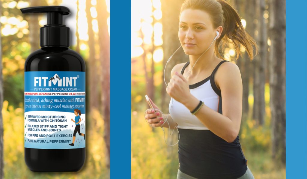 Fitmint - peppermint massage cream - header / banner