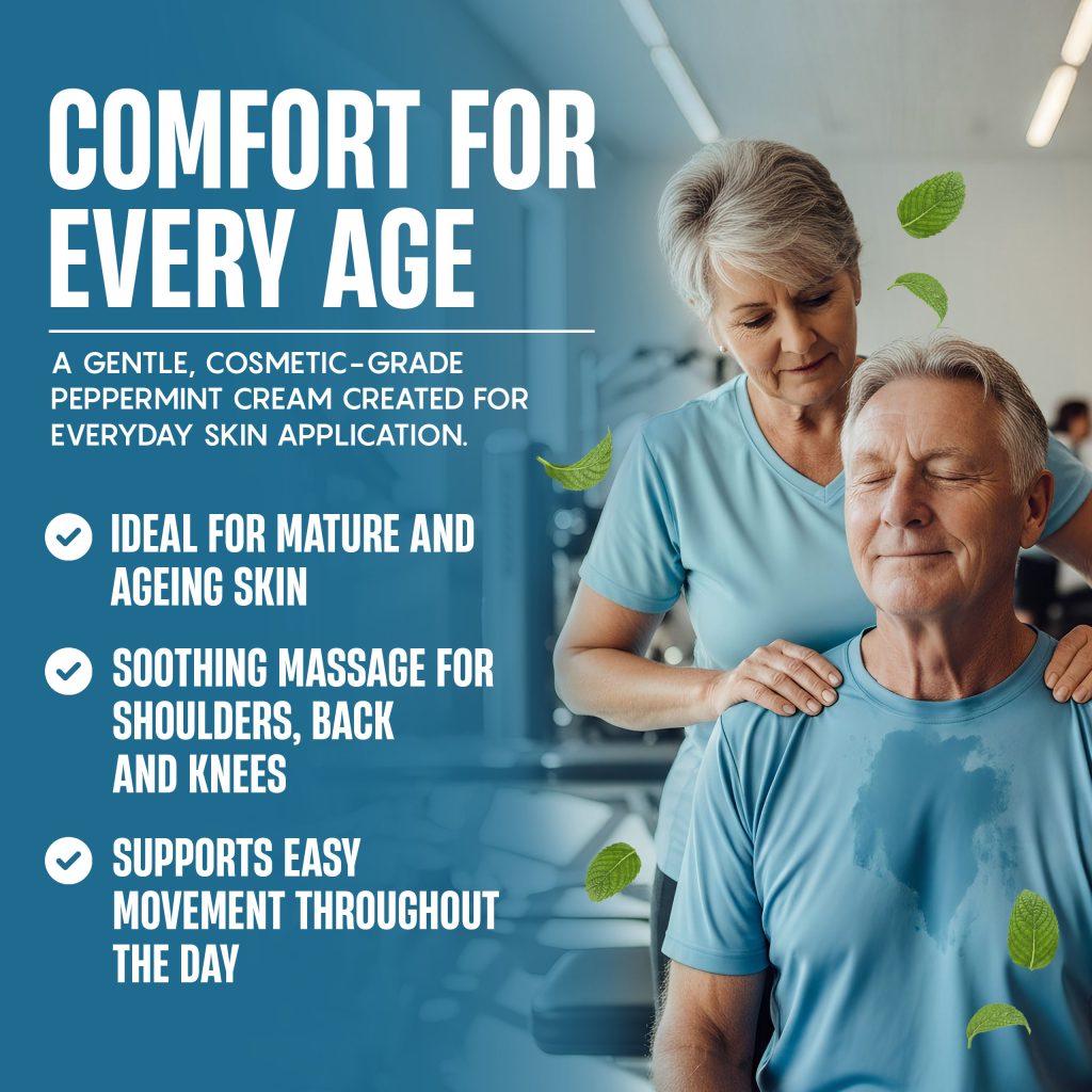 fitmint peppermint massage cream - for all ages