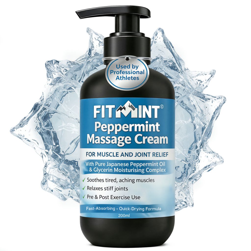 FITMINT - Peppermint massage cream bottle